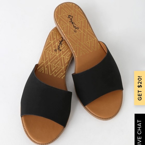 qupid slide sandals